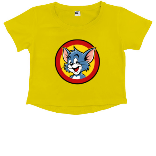 Kids' Premium Cropped T-Shirt - Tom  - Mfest