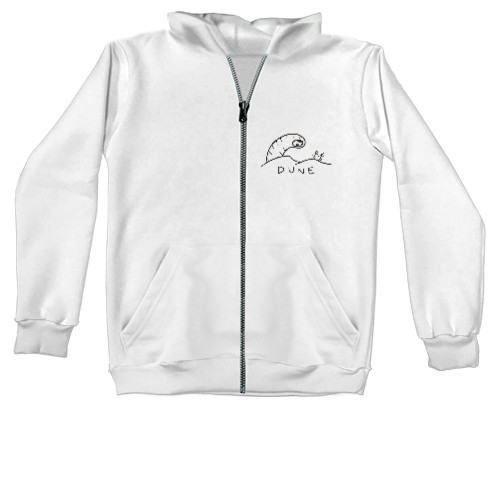 Kids' Zip-through Hoodie - Dune - Mfest