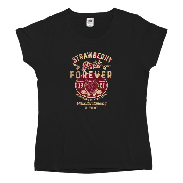 Women's T-shirt Fruit of the loom - Strawberry Fields - Mfest