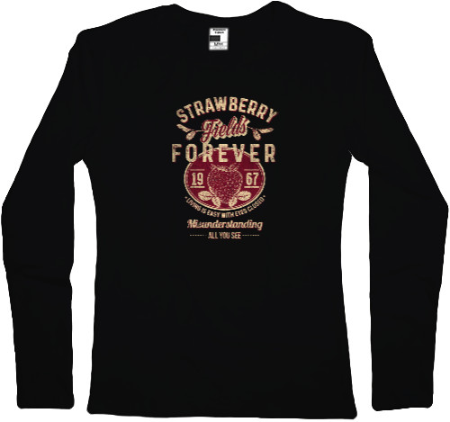 Women's Longsleeve Shirt - Strawberry Fields - Mfest