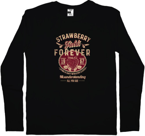 Men's Longsleeve Shirt - Strawberry Fields - Mfest