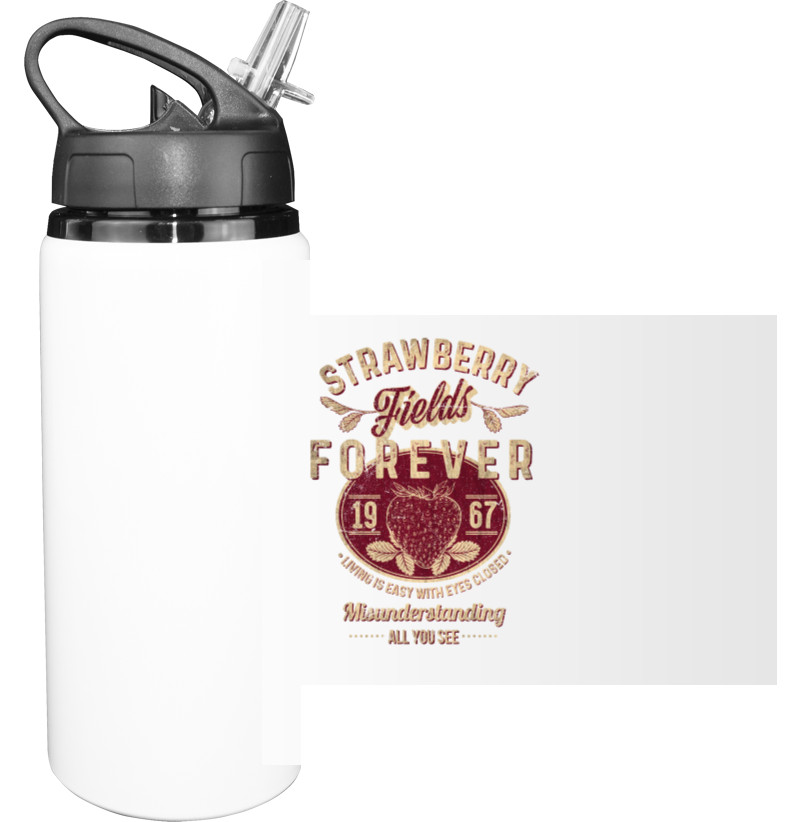 Sport Water Bottle - Strawberry Fields - Mfest