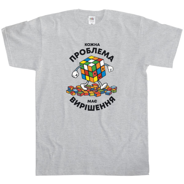 Kids' T-Shirt Fruit of the loom - Rubik's Cube - Mfest