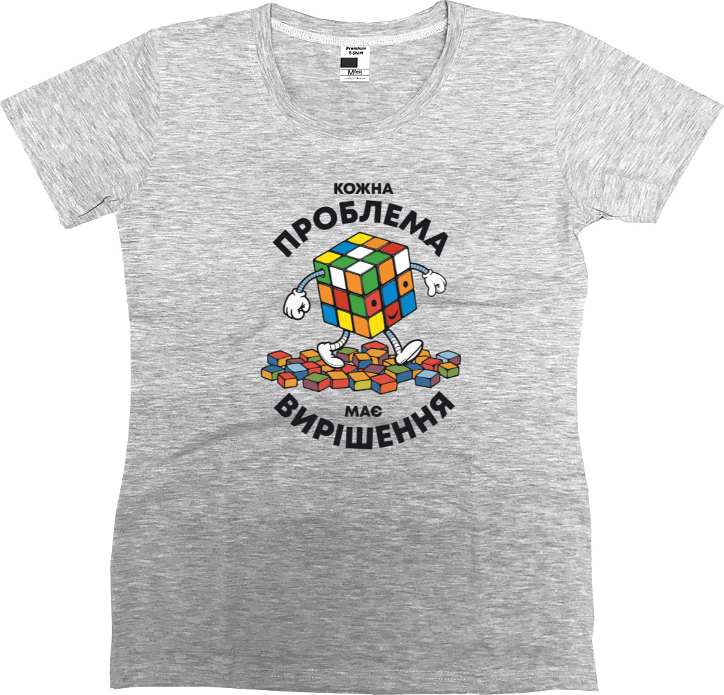 Women's Premium T-Shirt - Rubik's Cube - Mfest