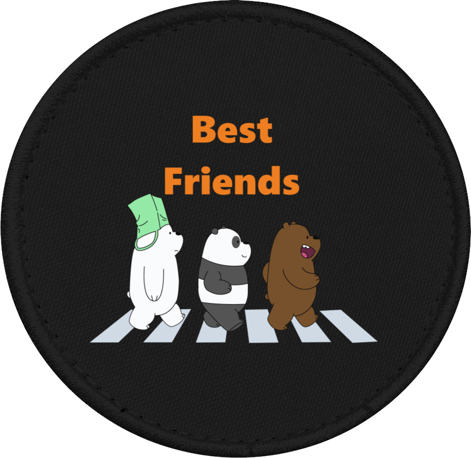 Best friends, Funny bears, панда, медведи