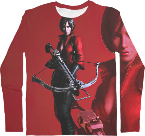 Kids' Longsleeve Shirt 3D - Ada Wong - Mfest