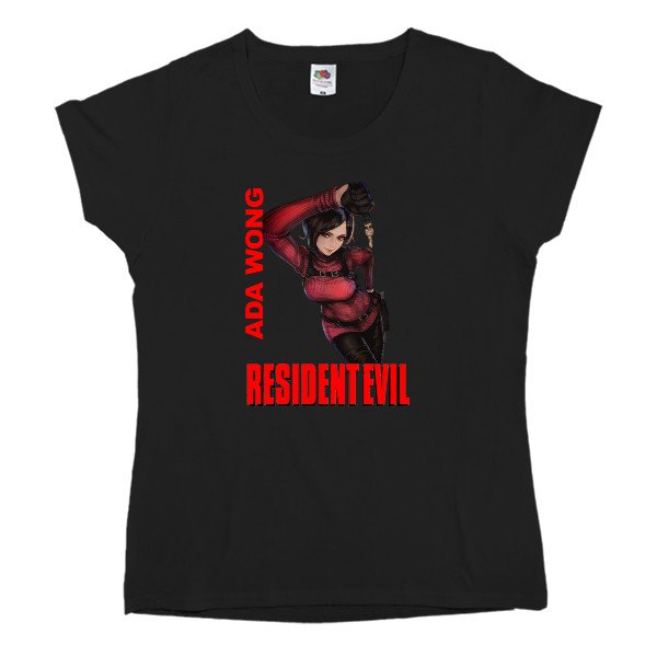 Women's T-shirt Fruit of the loom - Ada Wong Resident Evil - Mfest