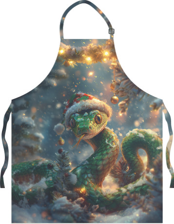 Light Apron - New Year's snake - Mfest