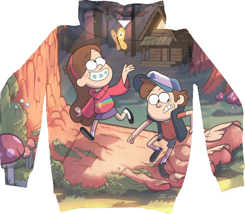 Unisex Hoodie 3D - Gravity Falls 2 - Mfest