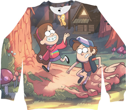 Men's Sweatshirt 3D - Gravity Falls 2 - Mfest