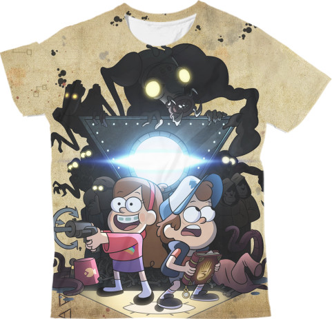 Man's T-shirt 3D - Gravity Falls 3 - Mfest