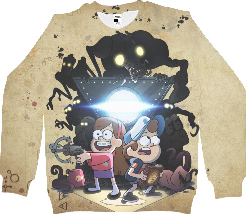 Men's Sweatshirt 3D - Gravity Falls 3 - Mfest