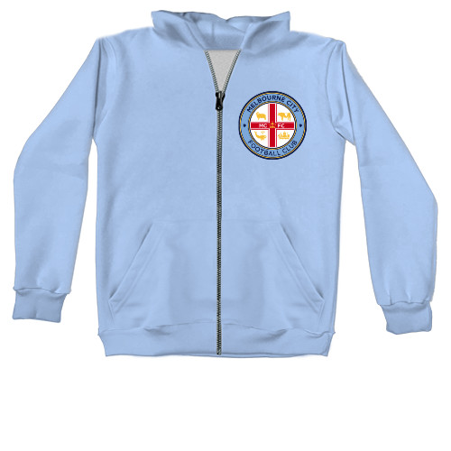 Unisex Zip-through Hoodie - Melbourne City - Mfest