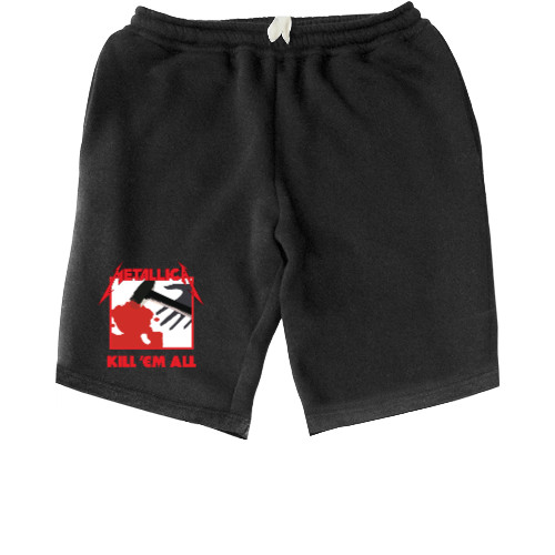 Men's Shorts - Metallica Kill 'em All Logo - Mfest