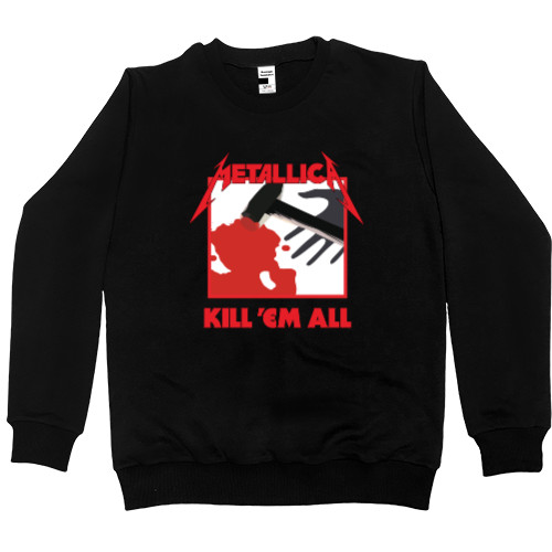 Men’s Premium Sweatshirt - Metallica Kill 'em All Logo - Mfest