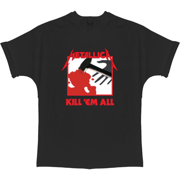 T-shirt Oversize - Metallica Kill 'em All Logo - Mfest