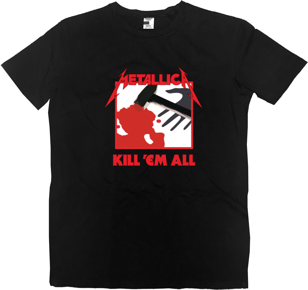 Футболка Преміум Чоловіча - Metallica Kill 'em All Logo - Mfest