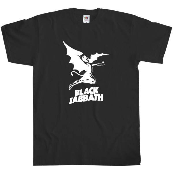 Футболка Класика Чоловіча Fruit of the loom - Black Sabbath Logo - Mfest