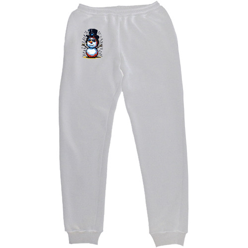 Men's Sweatpants - Кумедний сніговик - Mfest