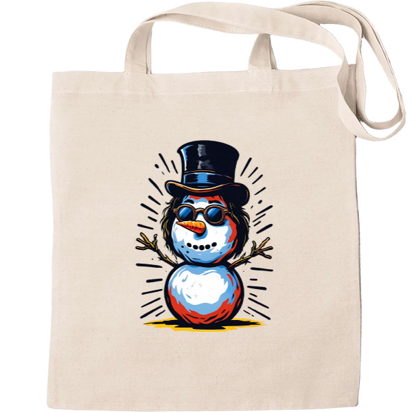 Tote Bag - Кумедний сніговик - Mfest