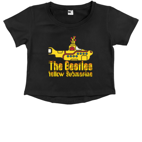 Kids' Premium Cropped T-Shirt - The Beatles Yellow Submarine - Mfest