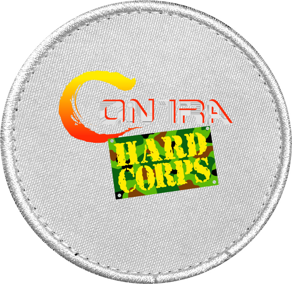 Шеврон - Contra: Hard Corps Logo - Mfest