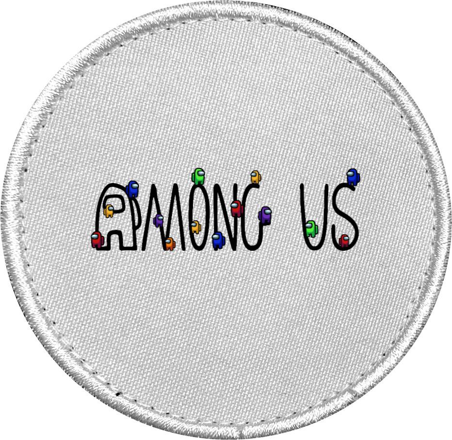 Шеврон - among us logo 2 - Mfest