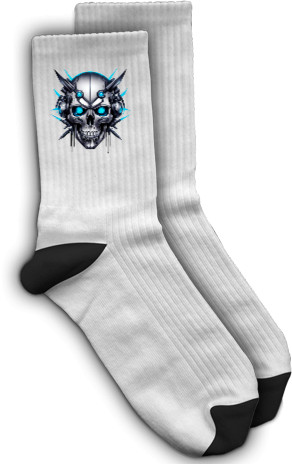 Socks - Cyber ​​skull - Mfest