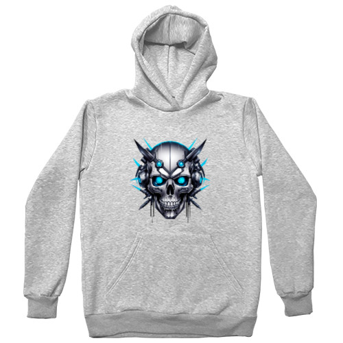 Kids' Premium Hoodie - Cyber ​​skull - Mfest