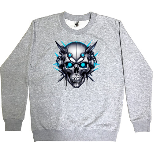 Women's Premium Sweatshirt - Cyber ​​skull - Mfest