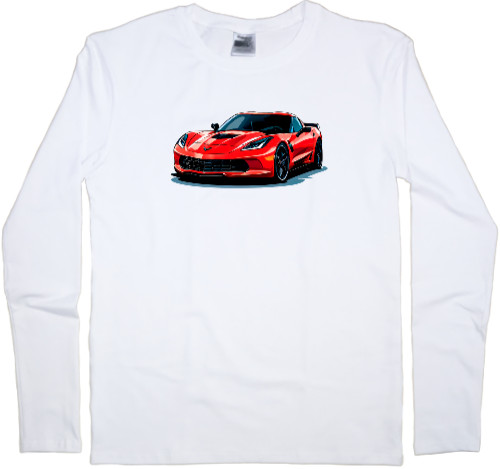 Men's Longsleeve Shirt - Потужний автомобіль - Mfest