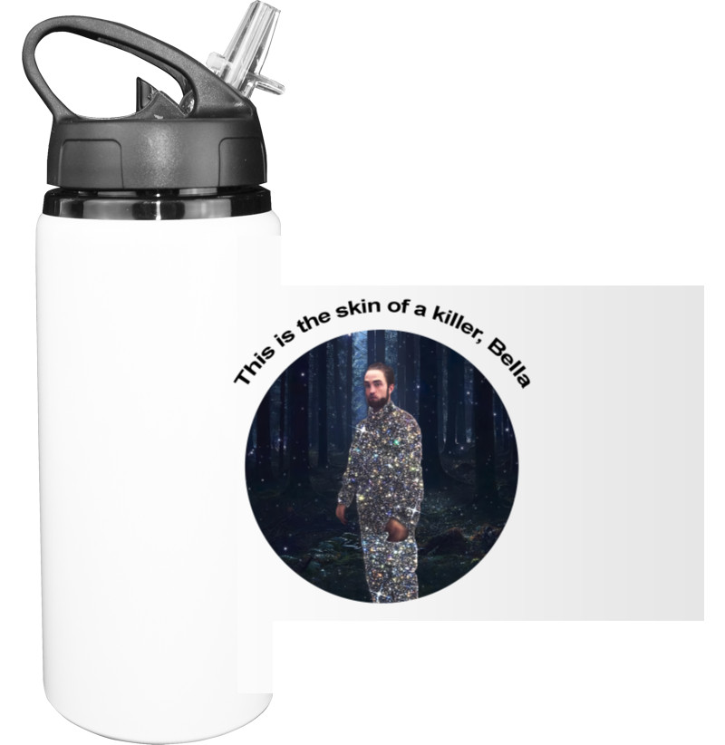 Sport Water Bottle - This is the skin of a killer bella - Mfest