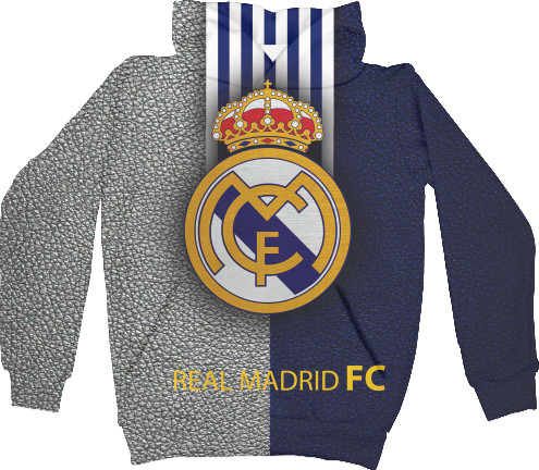 Kids' Hoodie 3D - Real Madrid 2 - Mfest