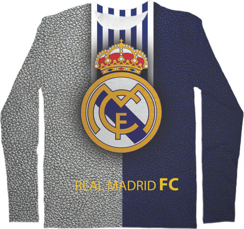 Men's Longsleeve Shirt 3D - Real Madrid 2 - Mfest