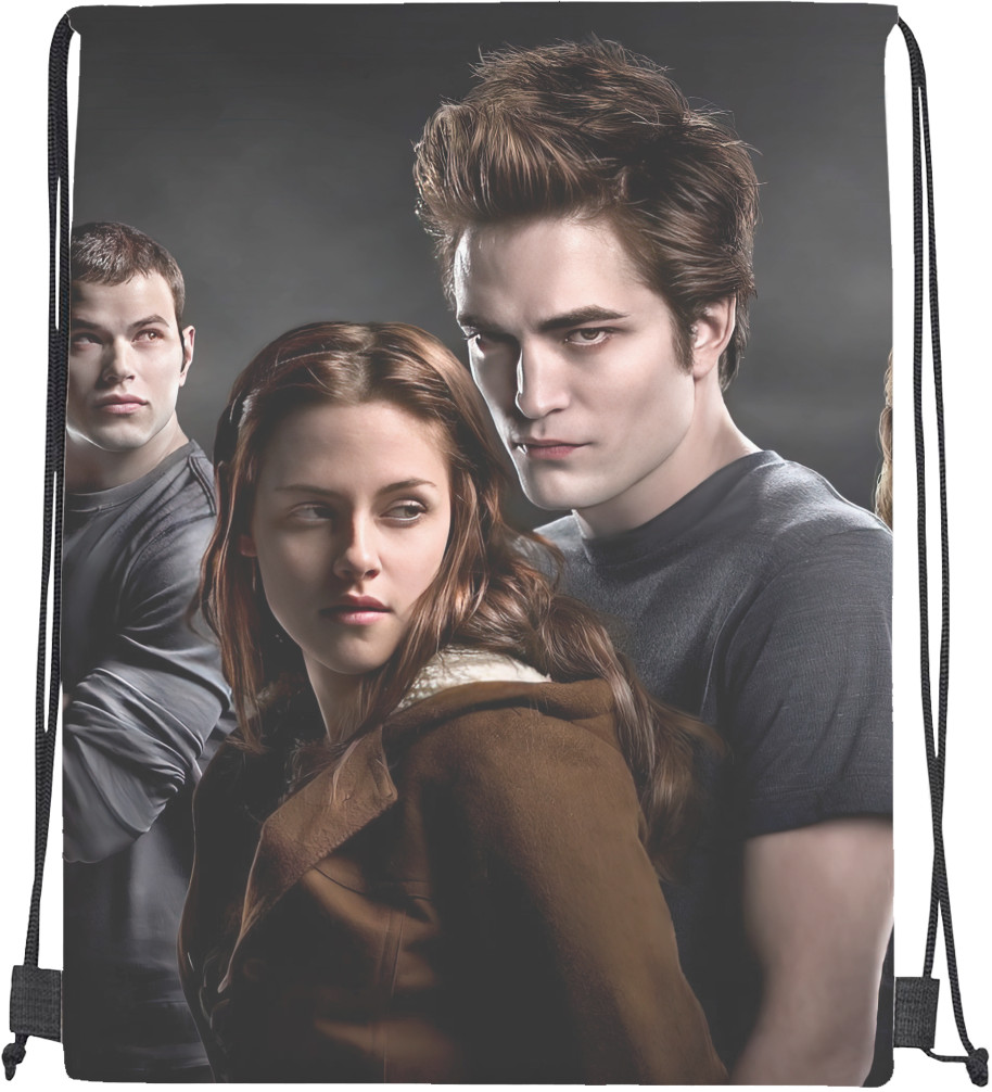 Drawstring Bag - Bella and Edward - Mfest