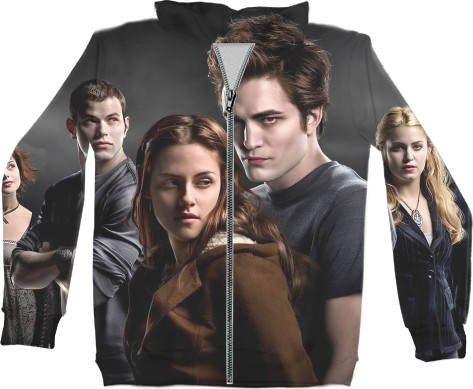 Kids' Zip-through Hoodie 3D - Bella and Edward - Mfest