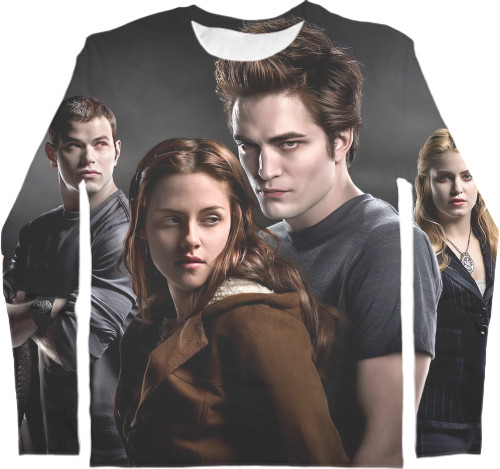 Kids' Longsleeve Shirt 3D - Bella and Edward - Mfest