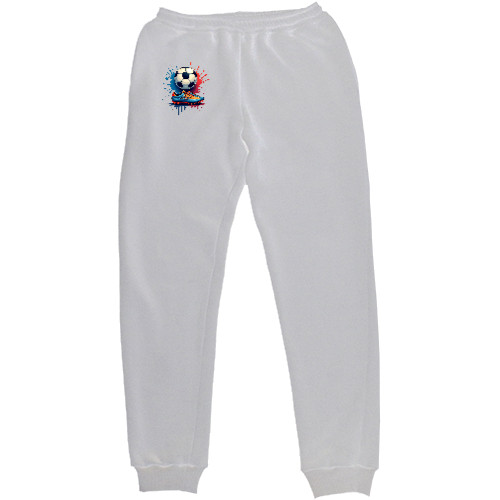 Men's Sweatpants - Футбольний м'яч і бутси - Mfest