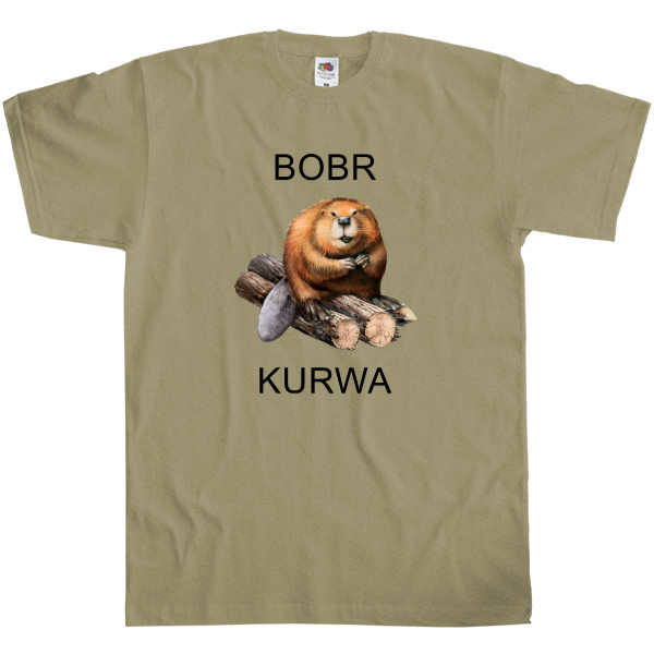 Men's T-Shirt Fruit of the loom - Bobr kurva - Mfest