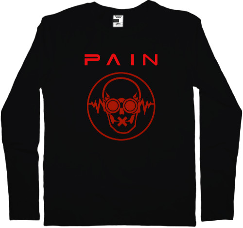 Men's Longsleeve Shirt - PAIN Logo - Mfest