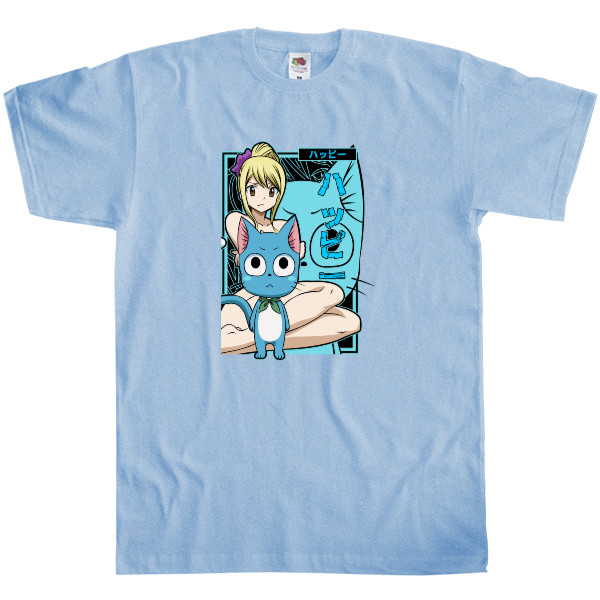 Men's T-Shirt Fruit of the loom - Lucy Heartfilia - Mfest