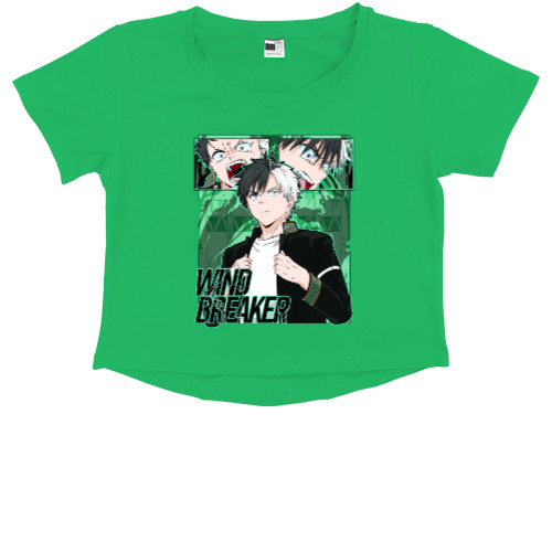 Women's Cropped Premium T-Shirt - Haruka Sakura - Mfest