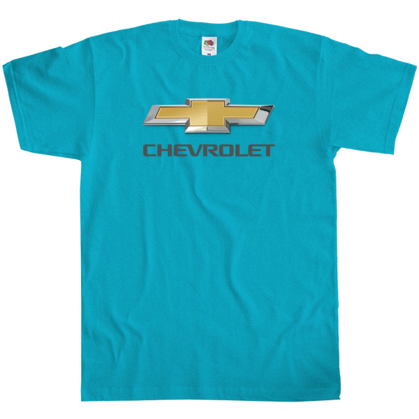 Футболка Классика Мужская Fruit of the loom - CHEVROLET LOGO - 2 - Mfest