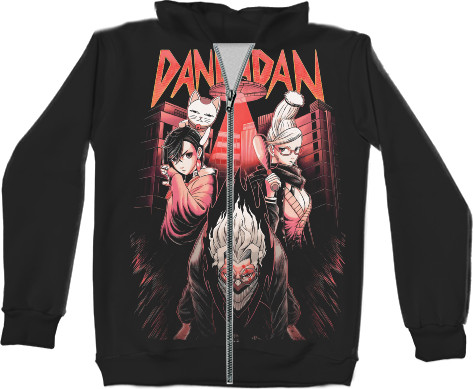 Unisex Zip-through Hoodie 3D - Dandadan Okarun  - Mfest