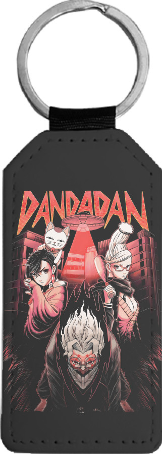 Rectangular Keychain - Dandadan Okarun  - Mfest