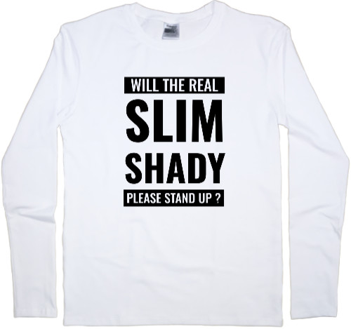 Men's Longsleeve Shirt - Slim Shady Eminem - Mfest