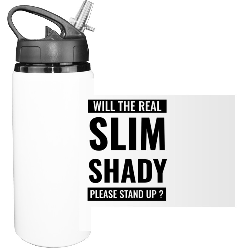 Sport Water Bottle - Slim Shady Eminem - Mfest