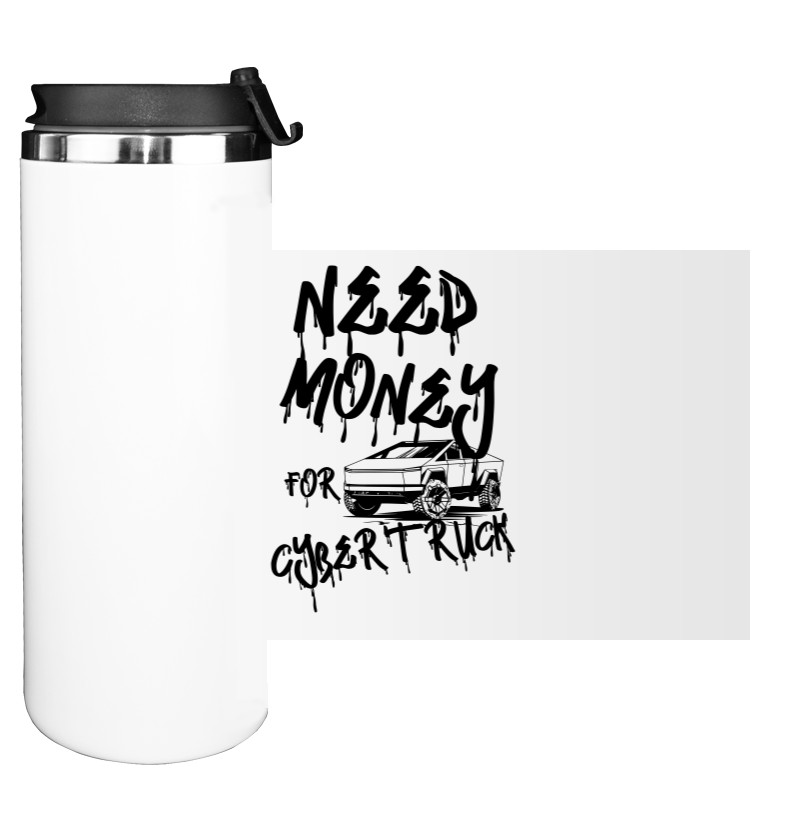 Water Bottle on Tumbler - Need money for Cybertruck - Mfest