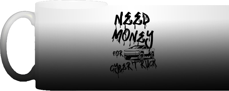 Чашка Хамелеон - Need money for Cybertruck - Mfest