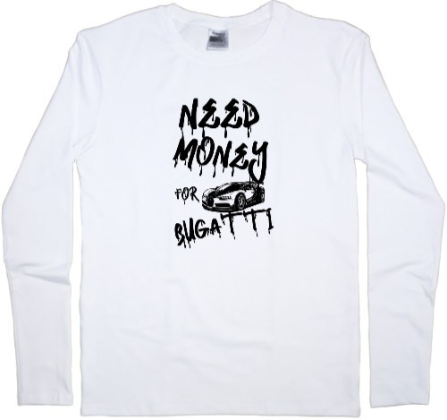 Kids' Longsleeve Shirt - Need money for Bugatti - Mfest